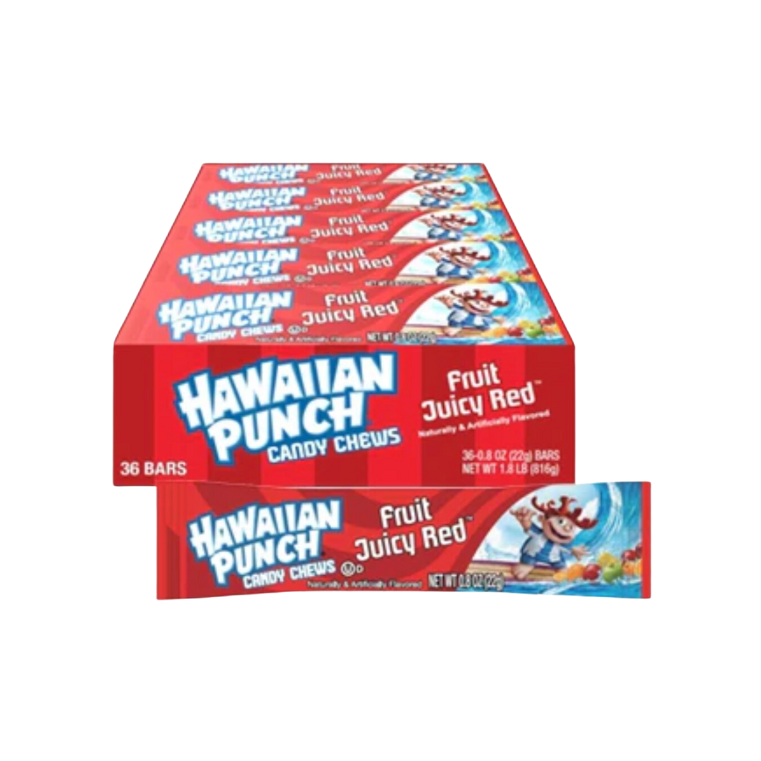 HAWAIIAN PUNCH CHEWS BAR - FRUIT JUICY RED (22g)